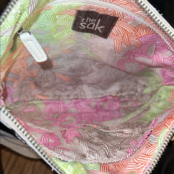 The Sak Cream and Tan Crossbody Bag - Picture 7 of 7